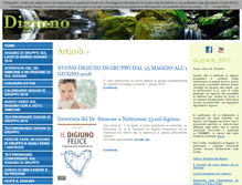 Tablet Screenshot of digiuno.it